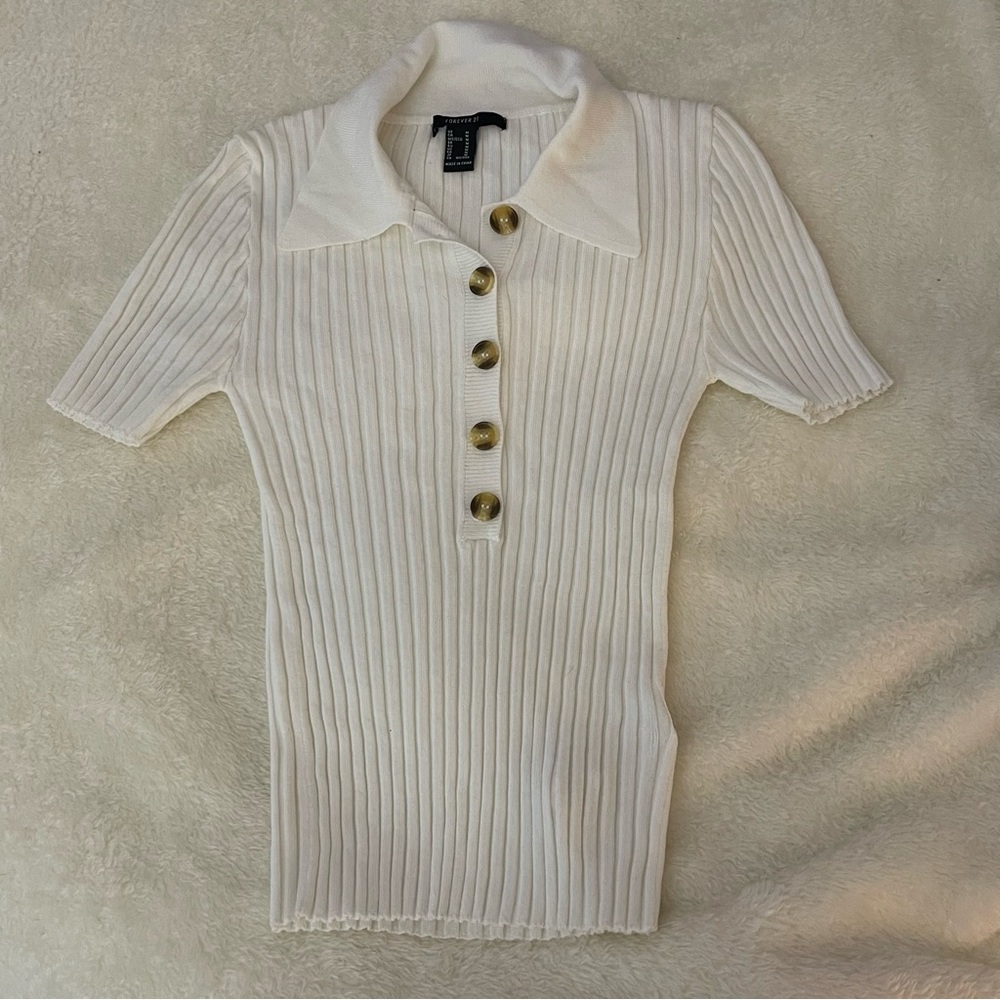 Forever 21 Ribbed Knit Top - Picture 2 of 4